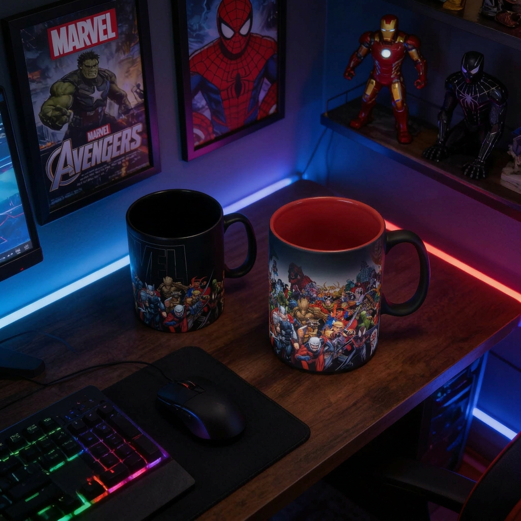 Mug Heat Change Héros Marvel - Geek Store