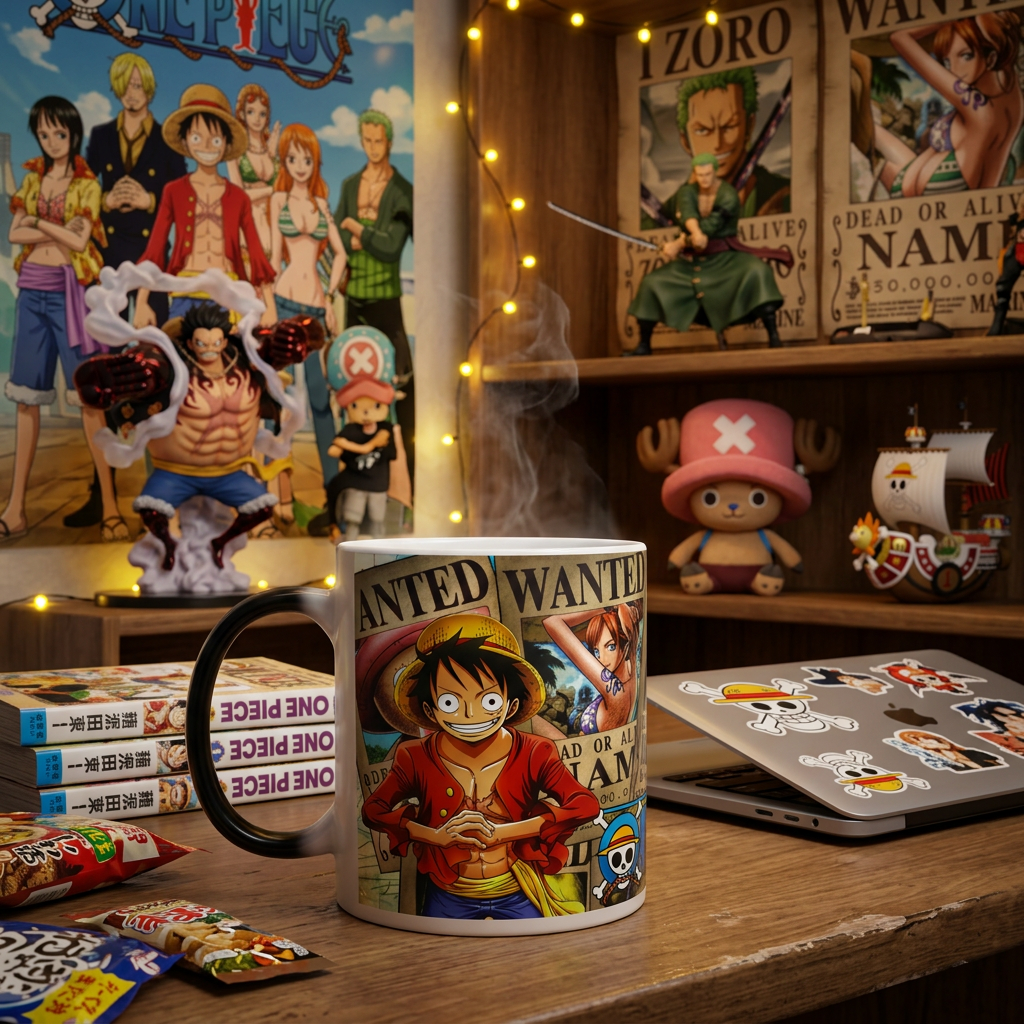 Mug Heat Change One Piece D. Luffy - Geek Store