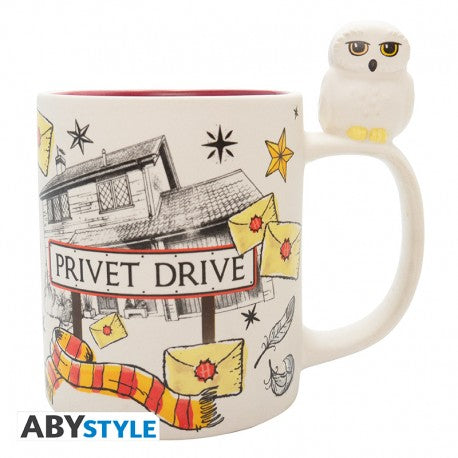 Mug 3D Harry Potter Hedwige & Privet Drive