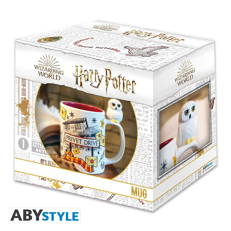 Mug 3D Harry Potter Hedwige & Privet Drive