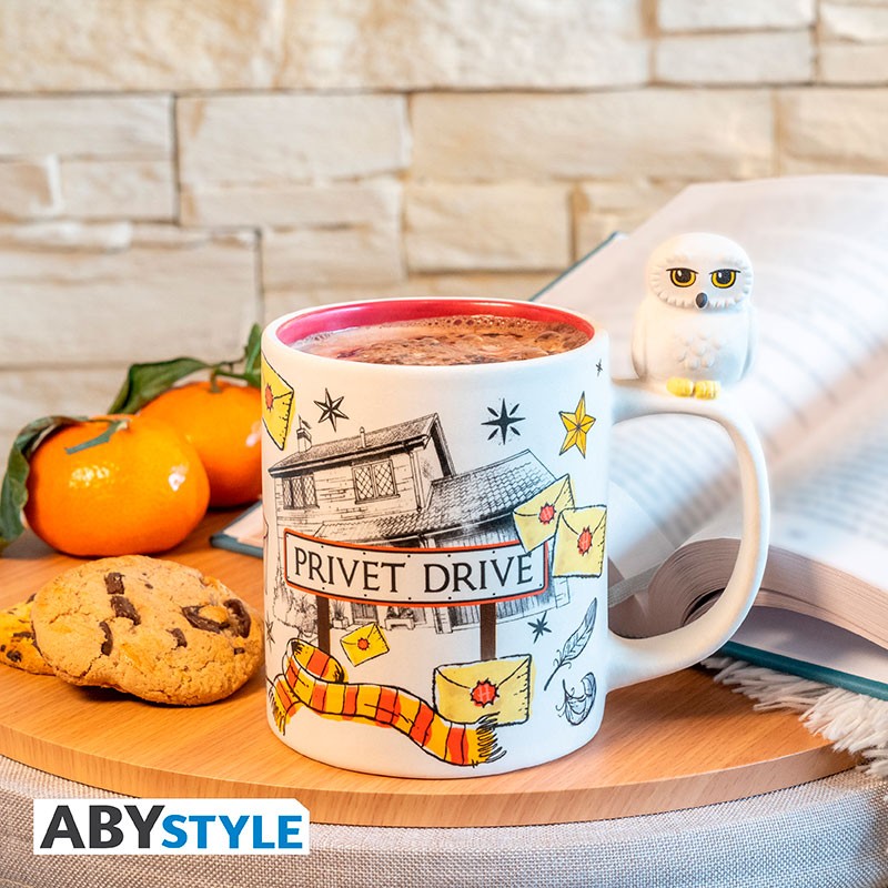 Mug 3D Harry Potter Hedwige & Privet Drive