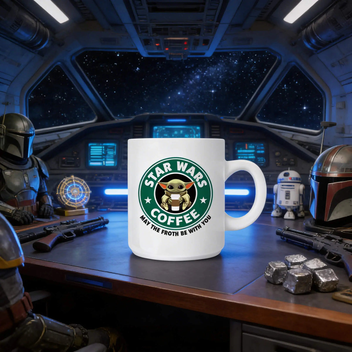 Mug Star Wars Bébé Yoda Coffee