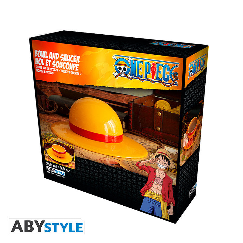 Bol et Soucoupe One Piece Chapeau de Paille