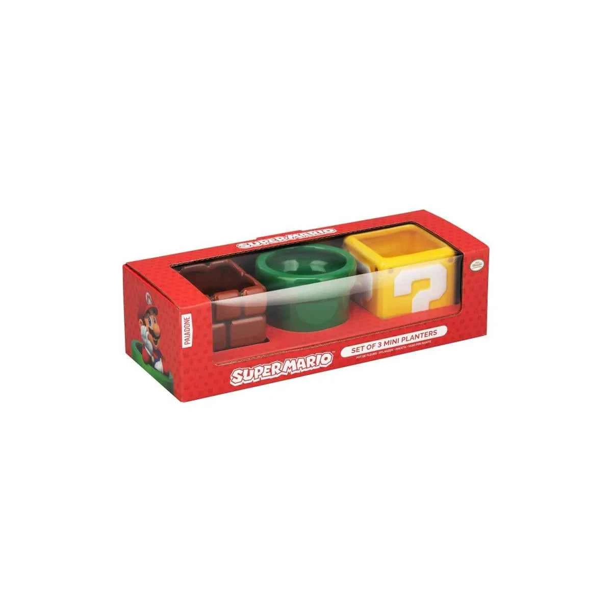 Set de 3 Mini Pots Décoratifs Nintendo Super Mario