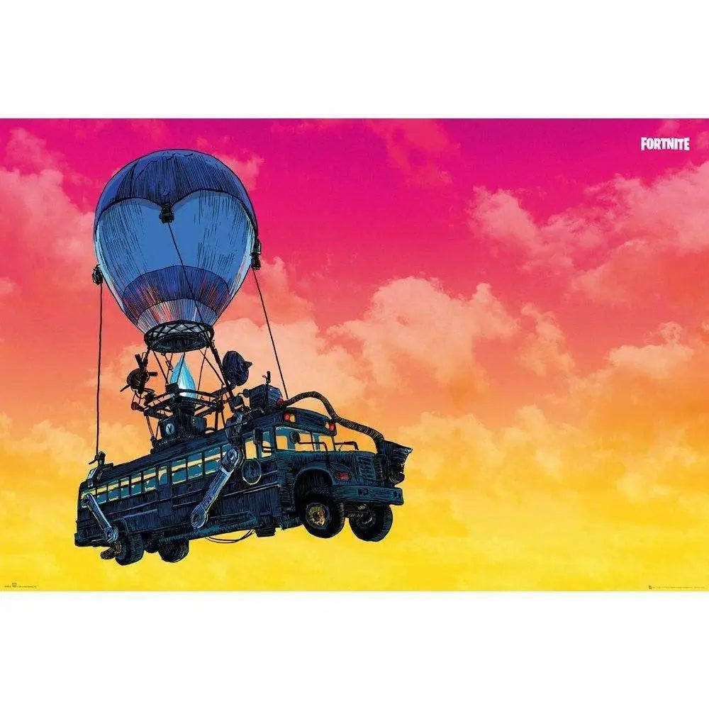 Poster Fortnite BATTLE BUS