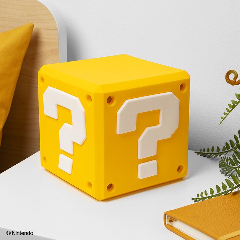 Lampe Nintendo Super Mario Question SquishyGlo Rechargeable