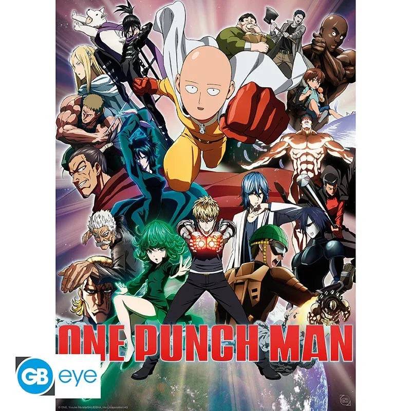 Set 2 Posters One Punch Man Saitama & Genos