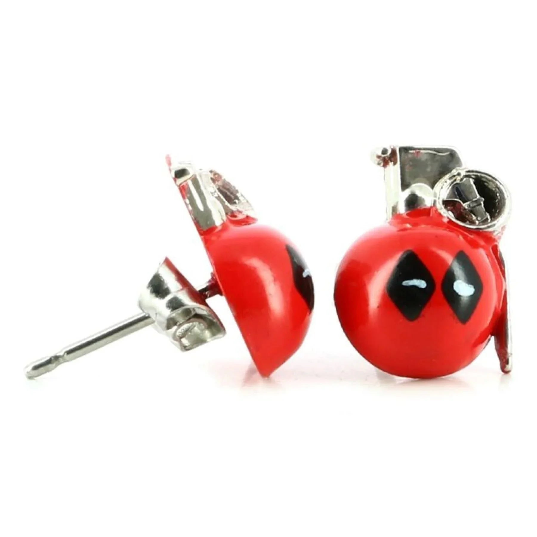 Boucles d'oreilles - Marvel - Deadpool pack de 4 paires - Geek Store