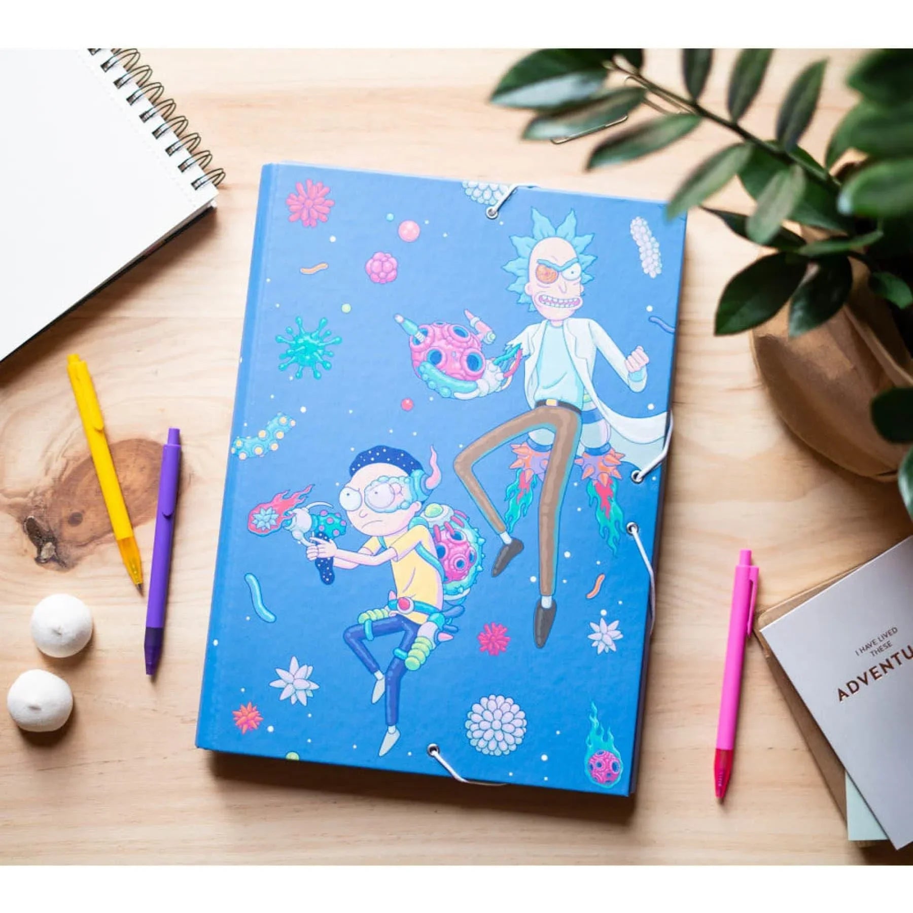 Chemise Cartonné Rick & Morty Virus Attack - Geek Store