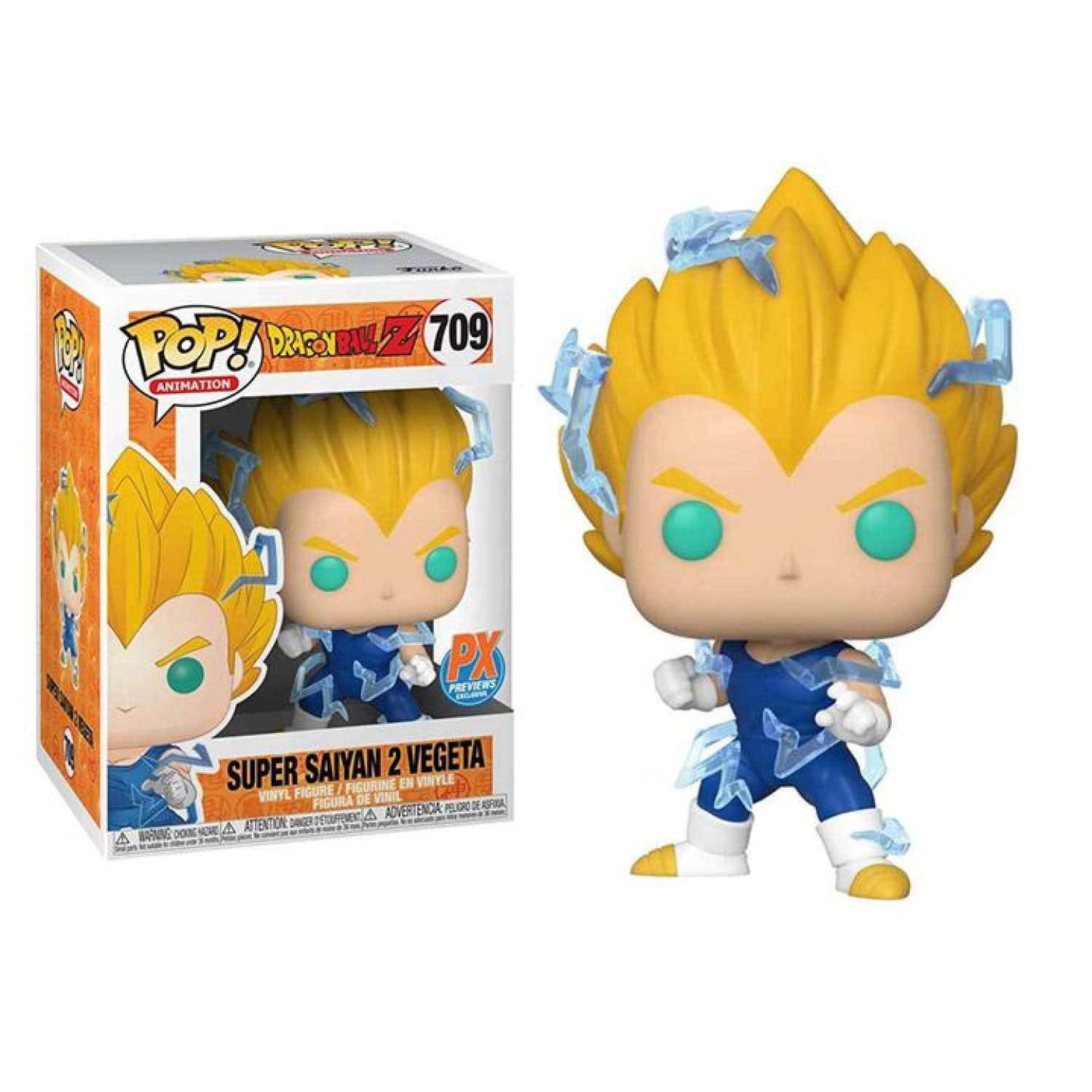 Figurine POP Dragon Ball Z Super Saiyan 2 Vegeta (PX Previews Exclusive) - Geek Store