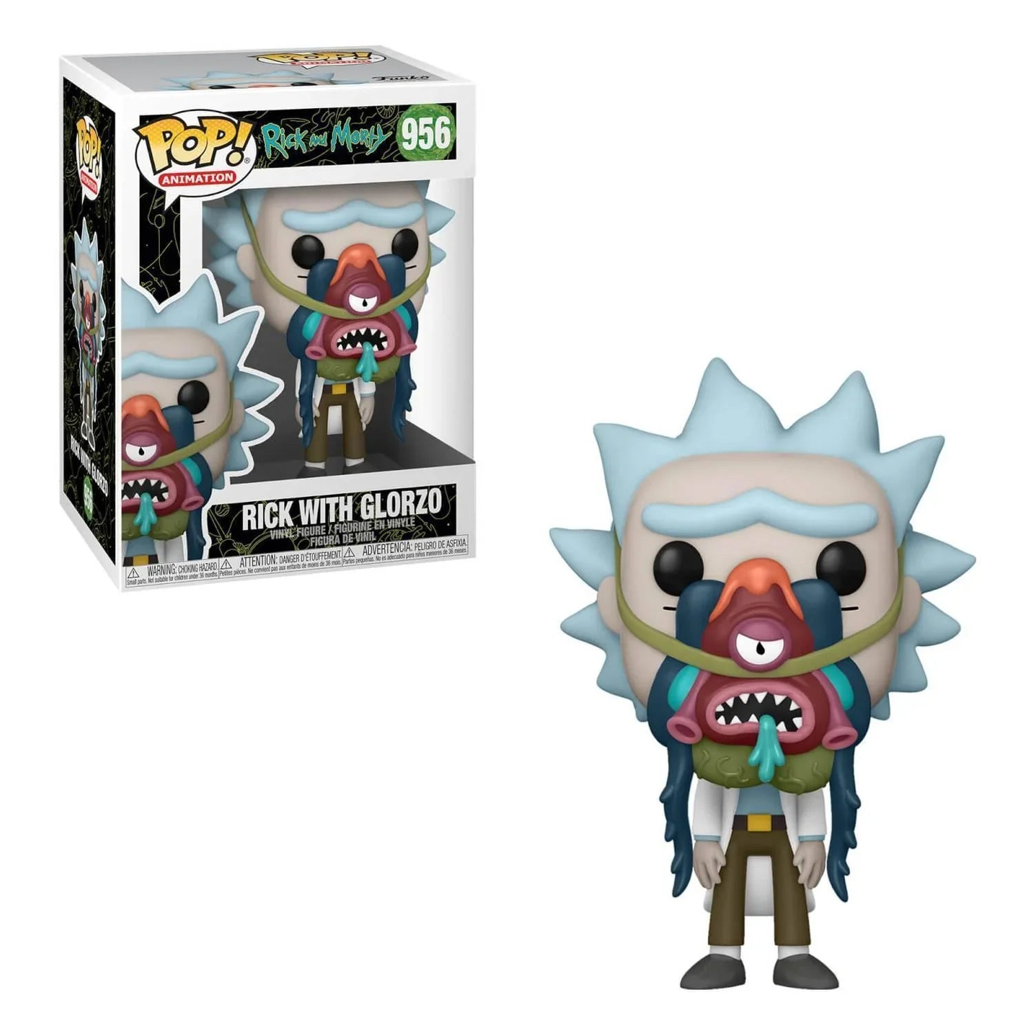 Figurine POP Rick and Morty - Rick With Glorzo - Geek Store