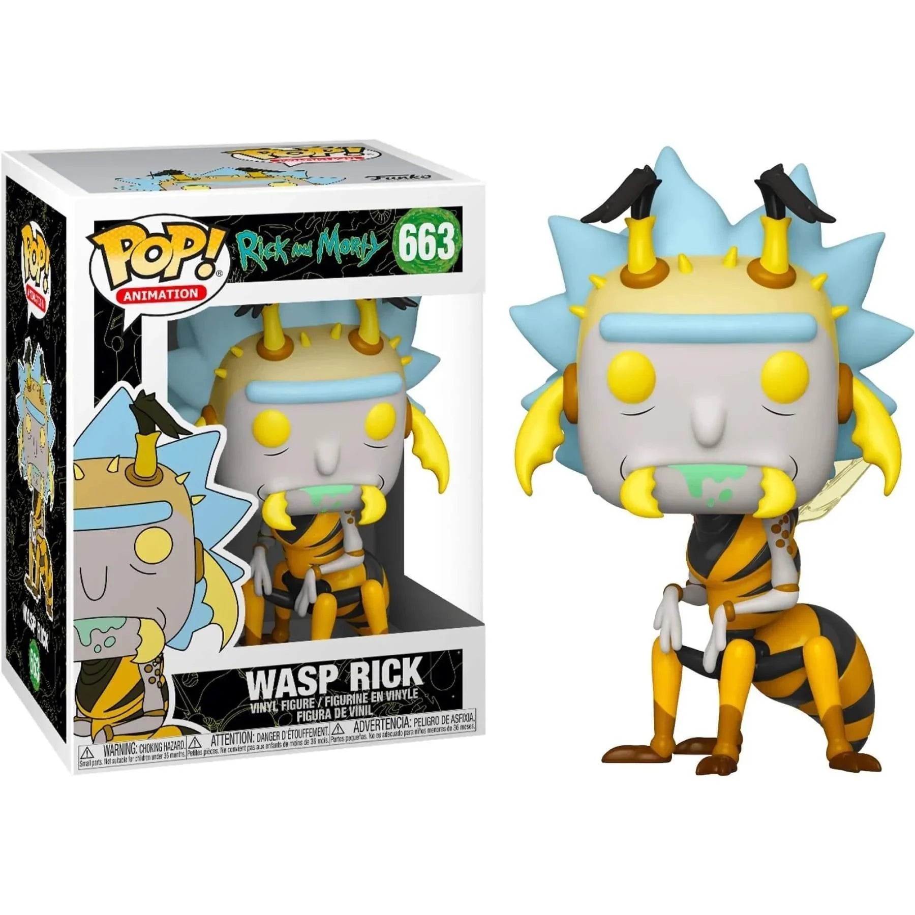 Figurine POP Rick and Morty - Wasp Rick - Geek Store