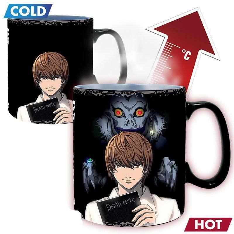 Mug Heat Change Death Note Kira & L Geek Store