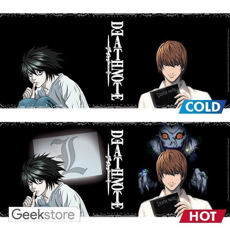 Mug Heat Change Death Note Kira & L Geek Store