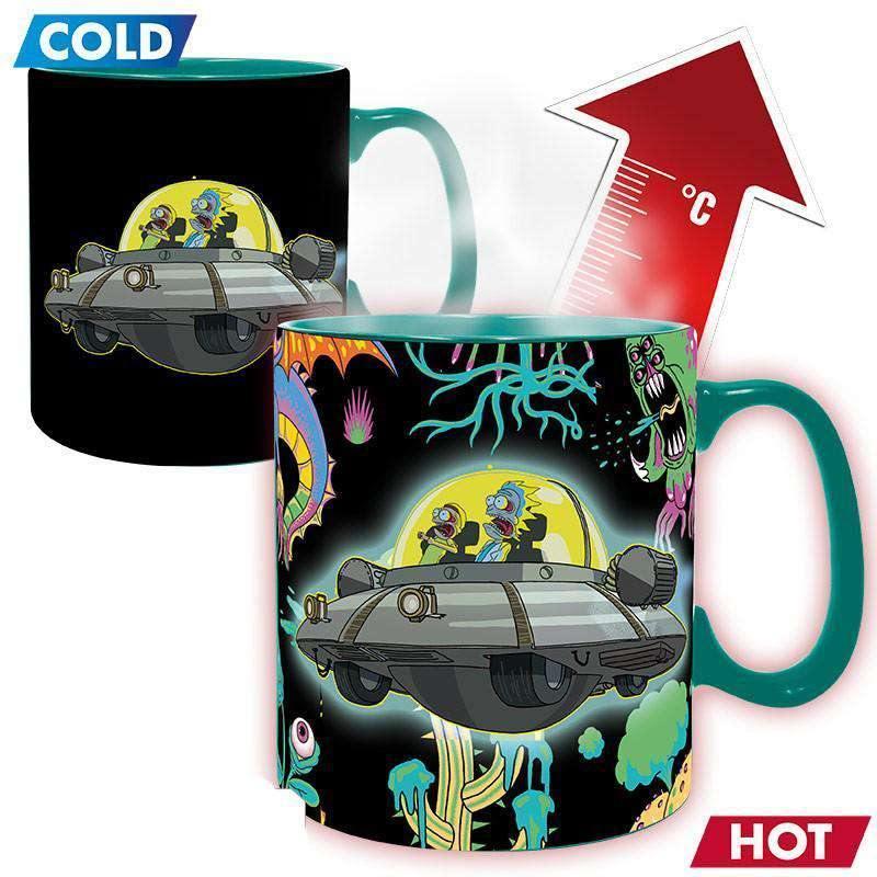 Mug Heat Change Rick & Morty Vaisseau