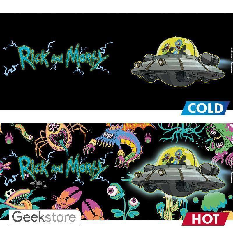 Mug Heat Change Rick & Morty Vaisseau