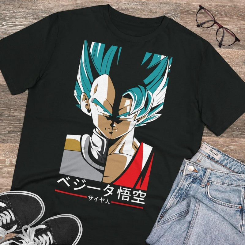 Tshirt Dragon Ball Goku & Vegeta Super Saiyan Blue Geek Store