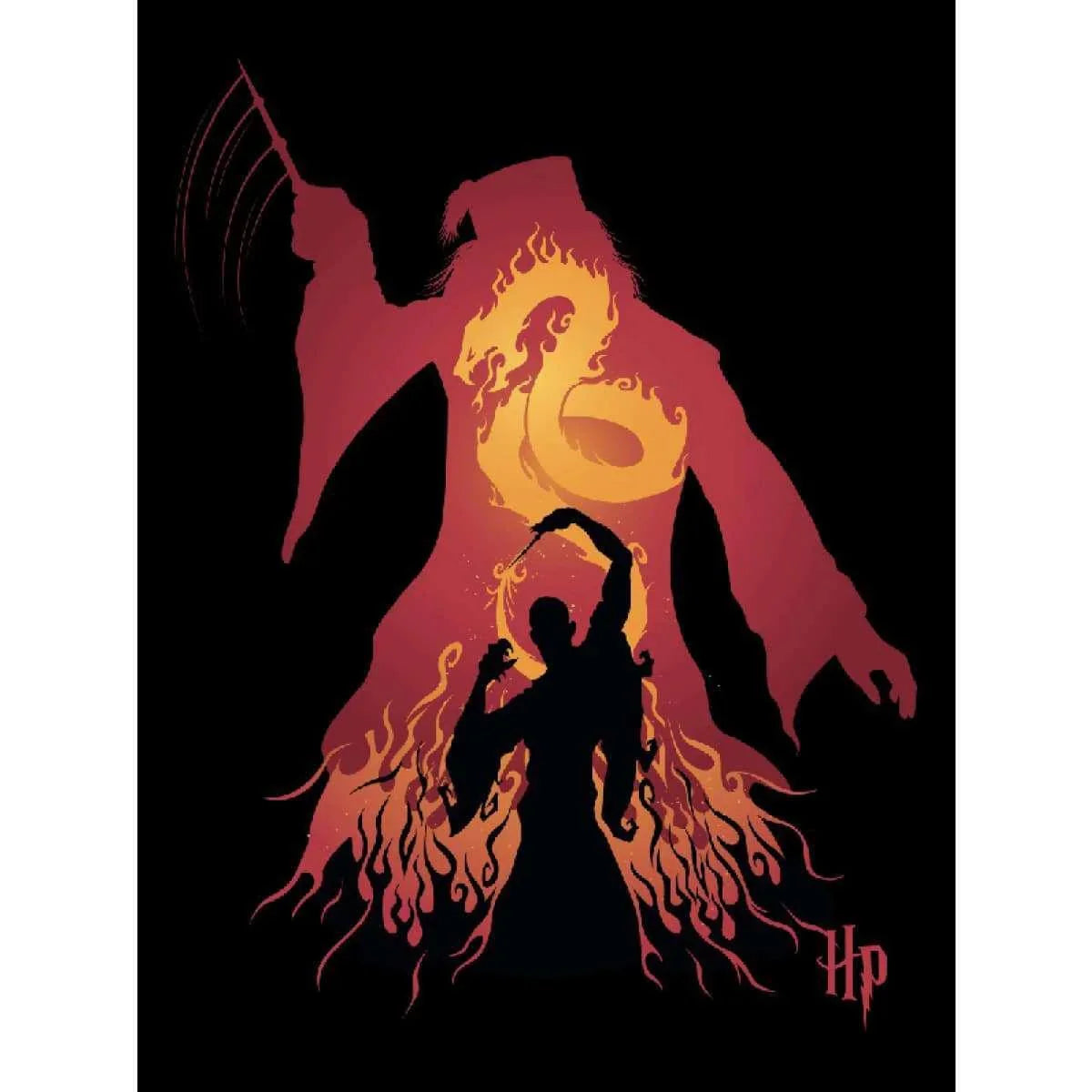 Tshirt Harry Potter Dumbledore vs Voldemort - Geek Store