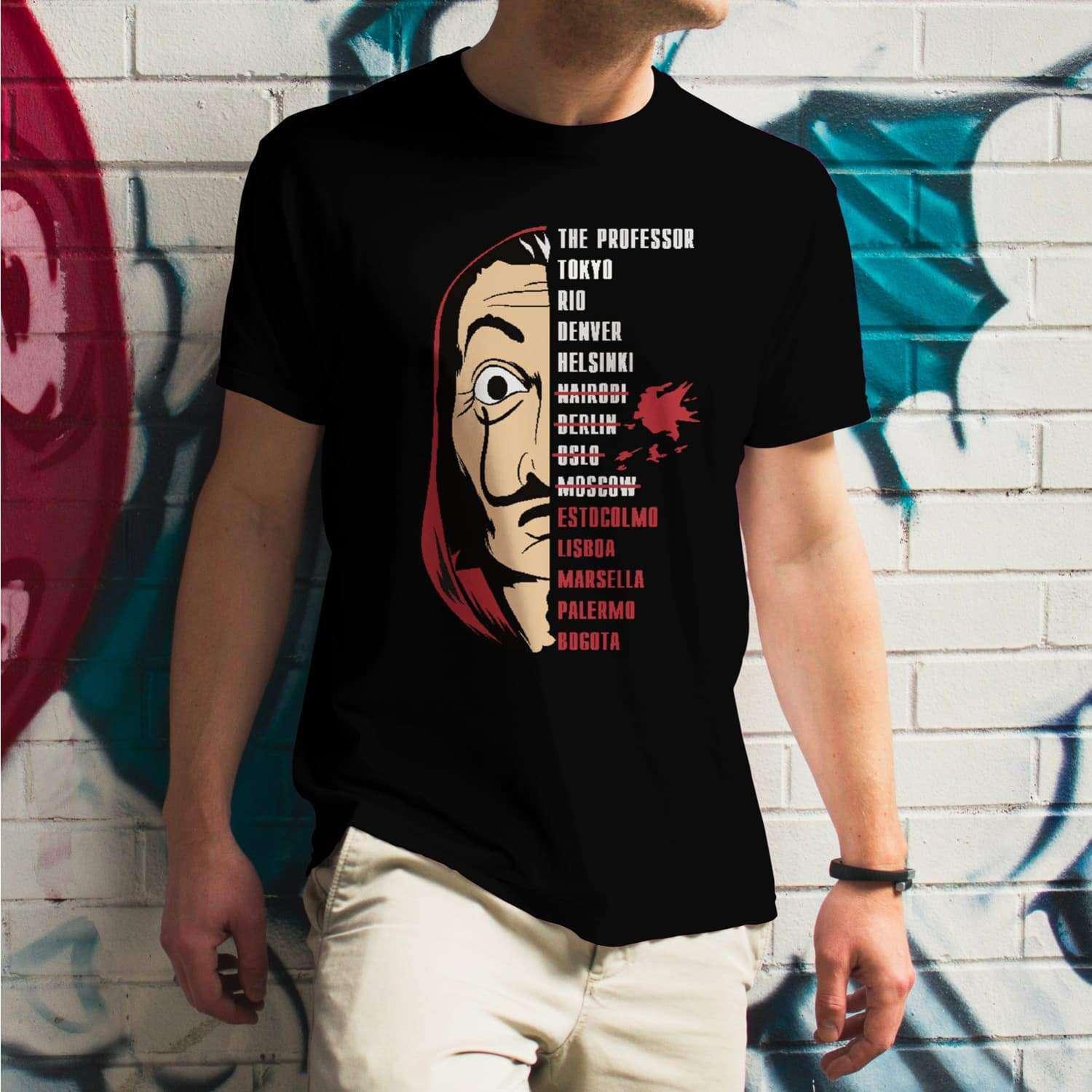 Tshirt La Casa De Papel The Professor