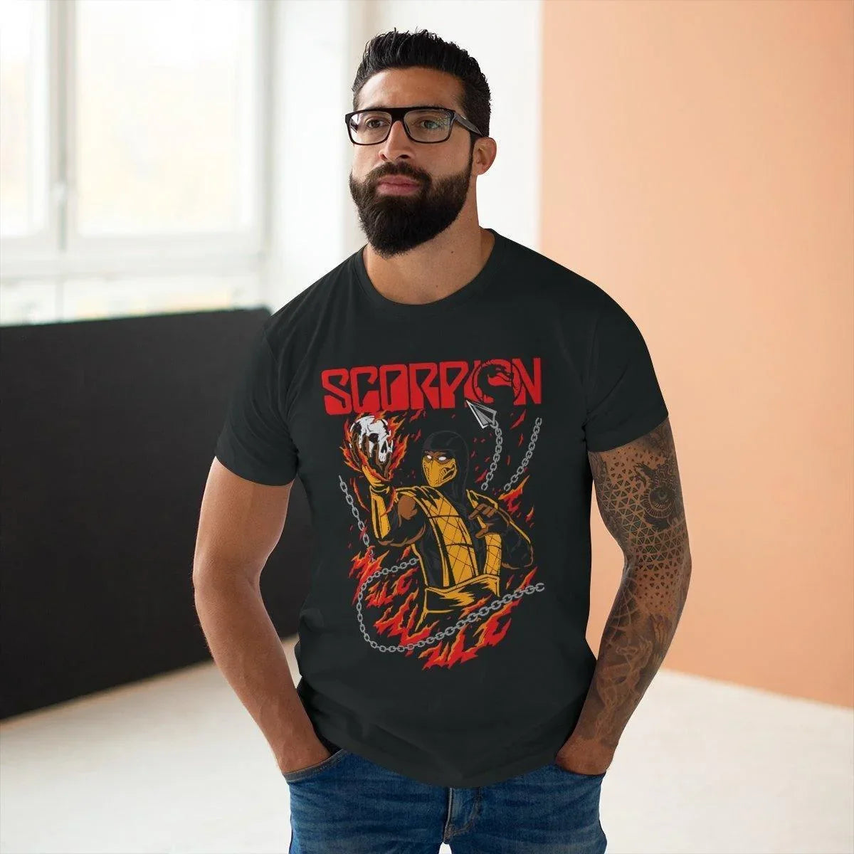 Tshirt Mortal Kombat Scorpion - Geek Store