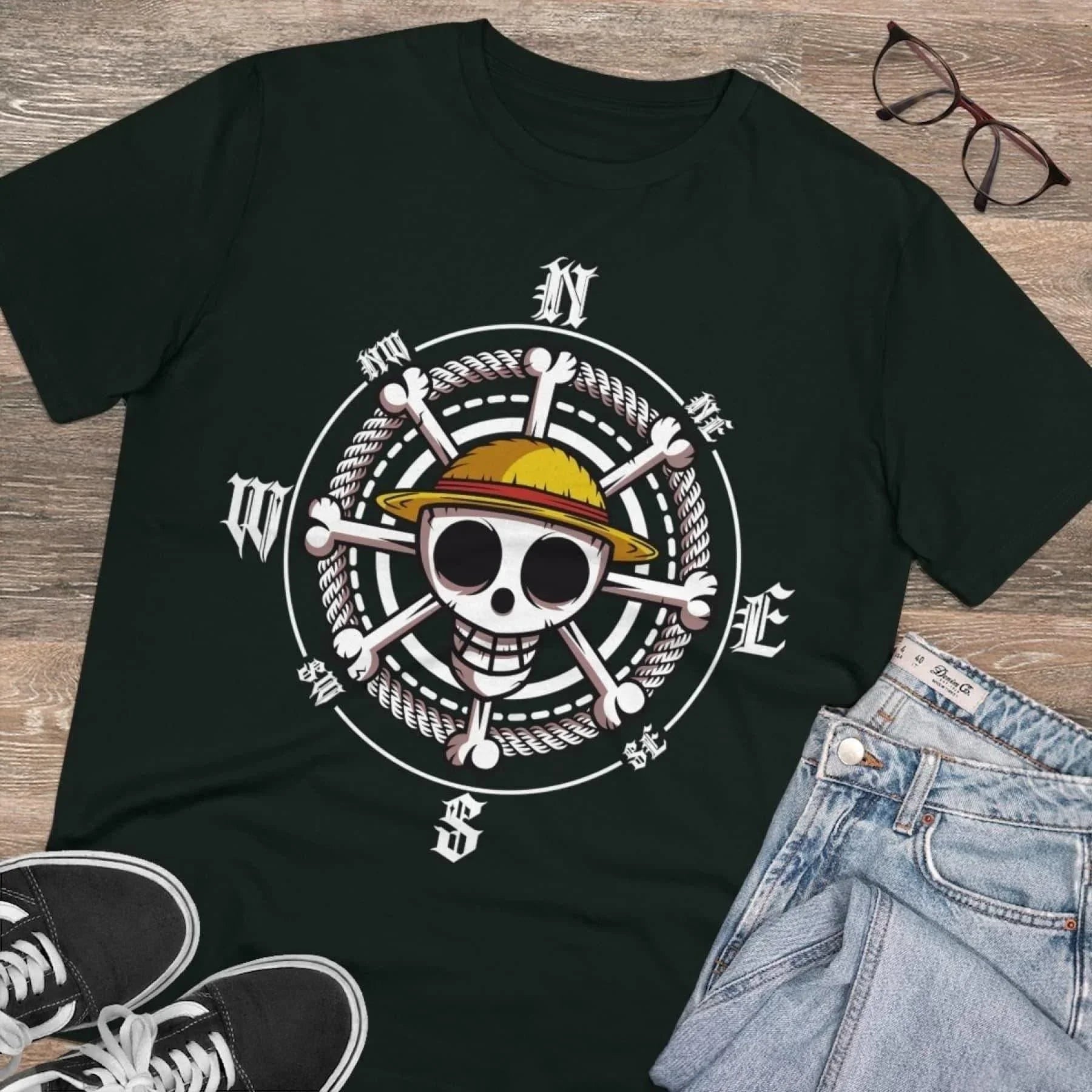 Tshirt One Piece Skull - Geek Store