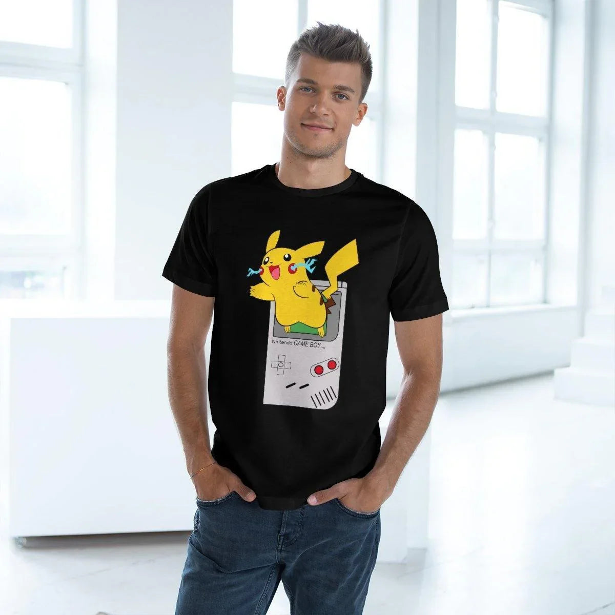 Tshirt Pikachu Game Boy