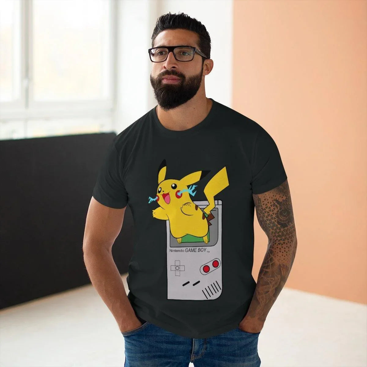 Tshirt Pikachu Game Boy