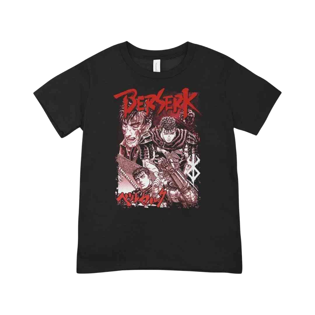 T-shirt Berserk – Esprit du Guerrier Noir
