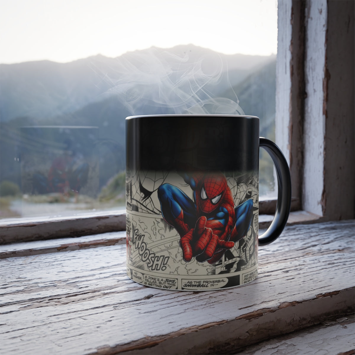 Mug Heat Change The Amazing Spider
