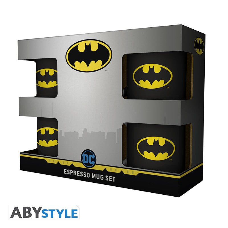 Set 4 mugs à espresso Dc Comics Batman Iconique