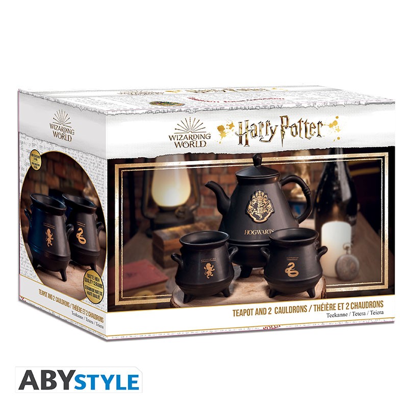 Set Théière avec chaudrons Poudlard Harry Potter