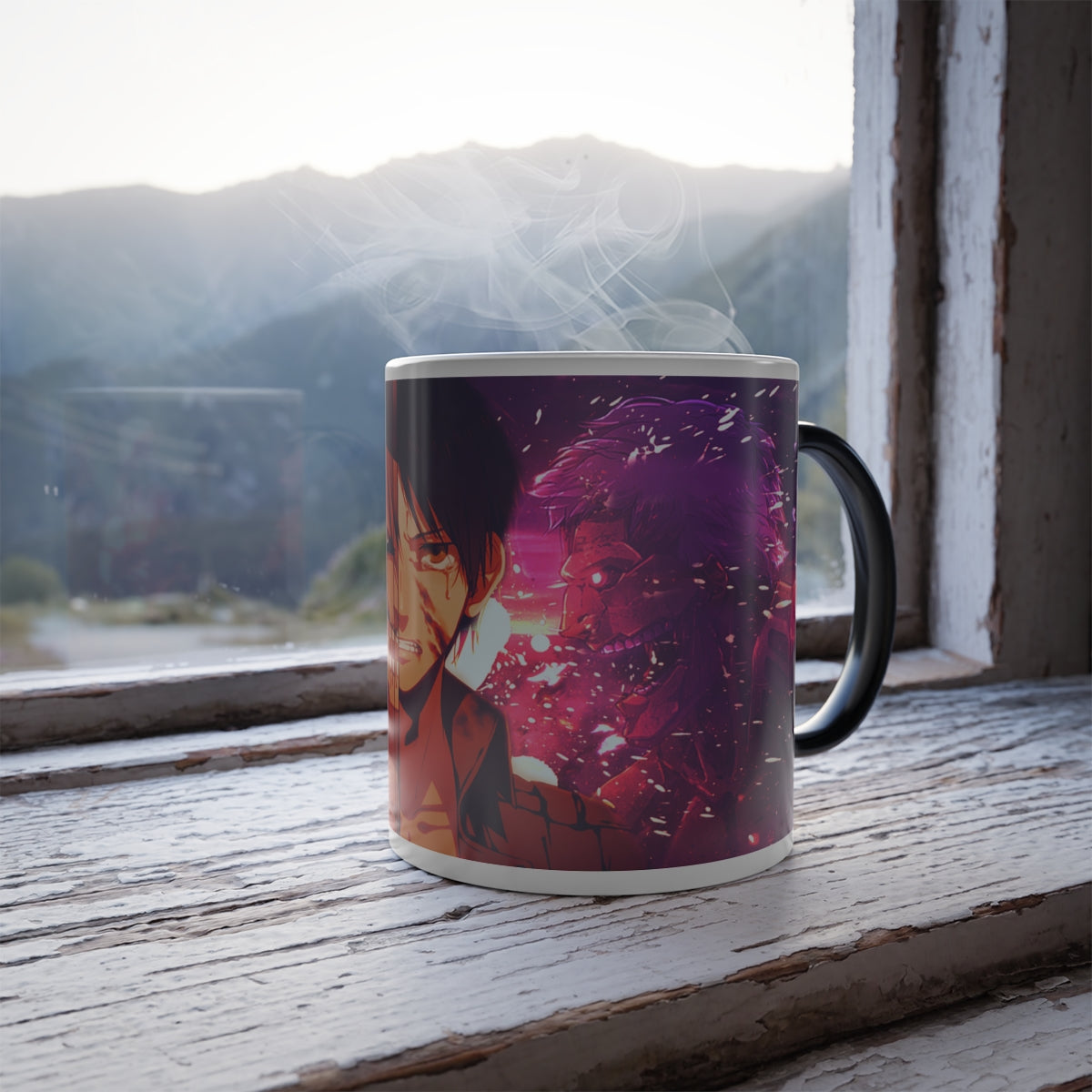 Mug Attack on Titan Eren en Transformation