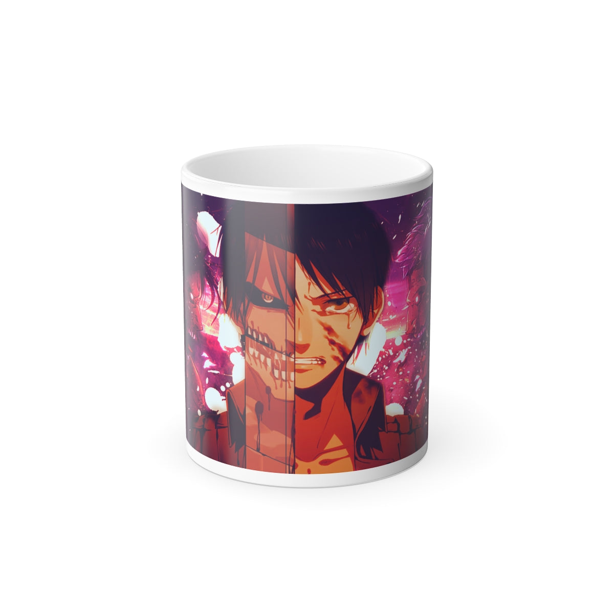 Mug Attack on Titan Eren en Transformation