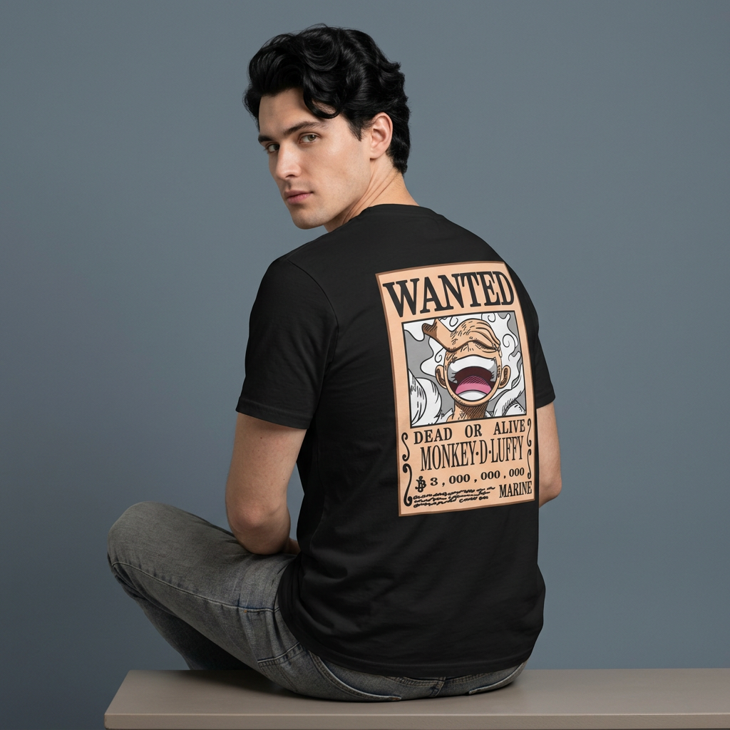 Tshirt Wanted Luffy