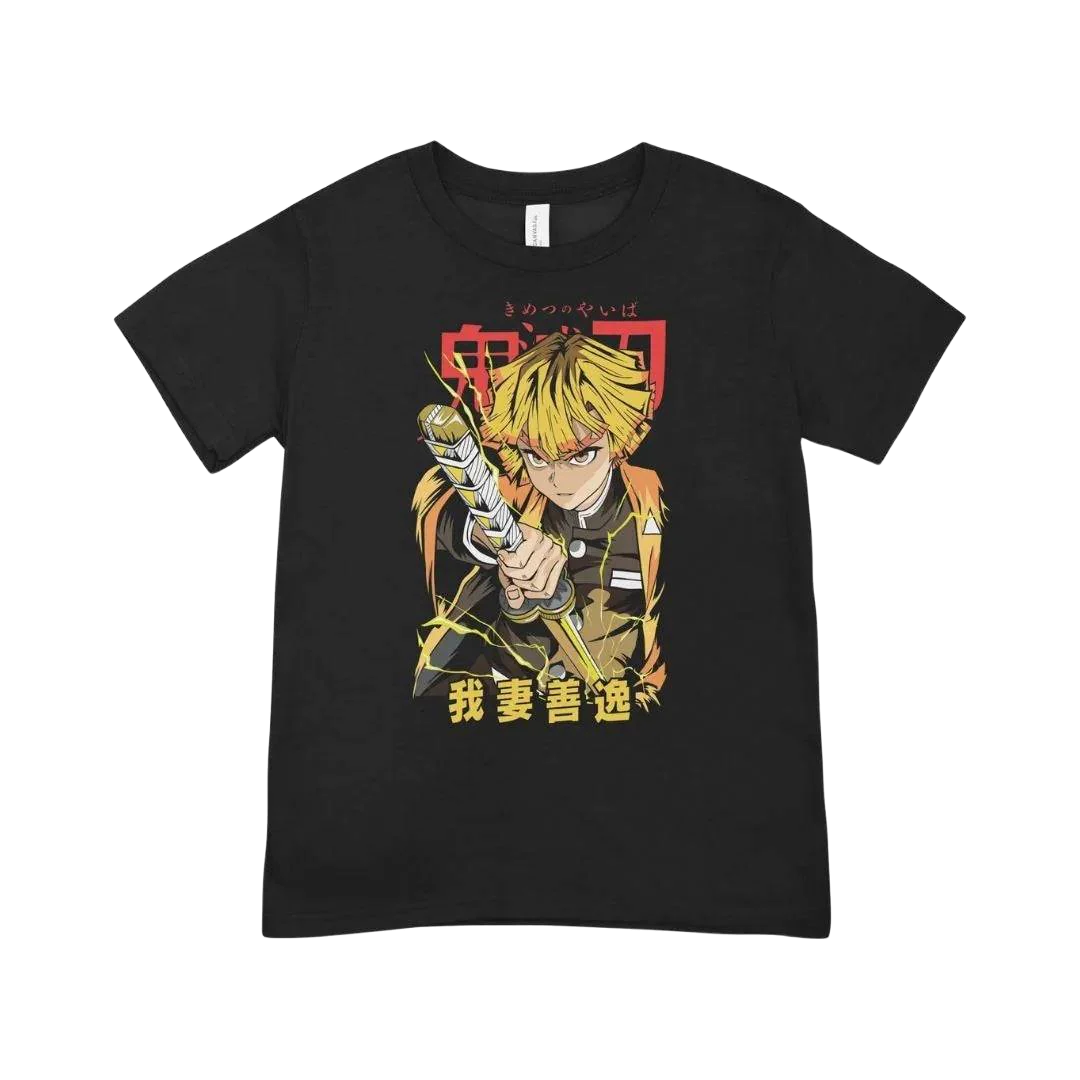 Tshirt Demon Slayer Zenitsu Agatsuma