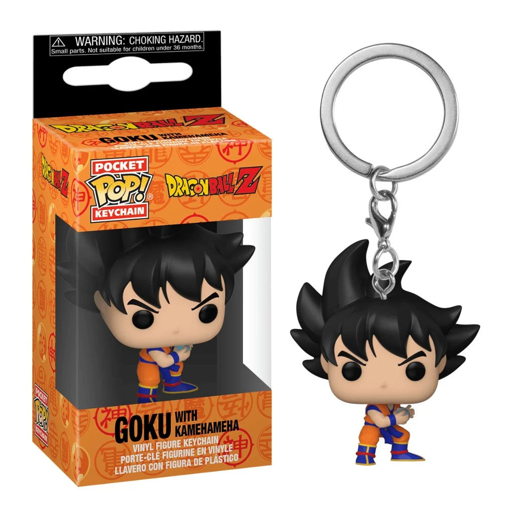 Porte-clés Funko Pocket Pop! Dragon Ball Z – Goku w/ Kamehameha