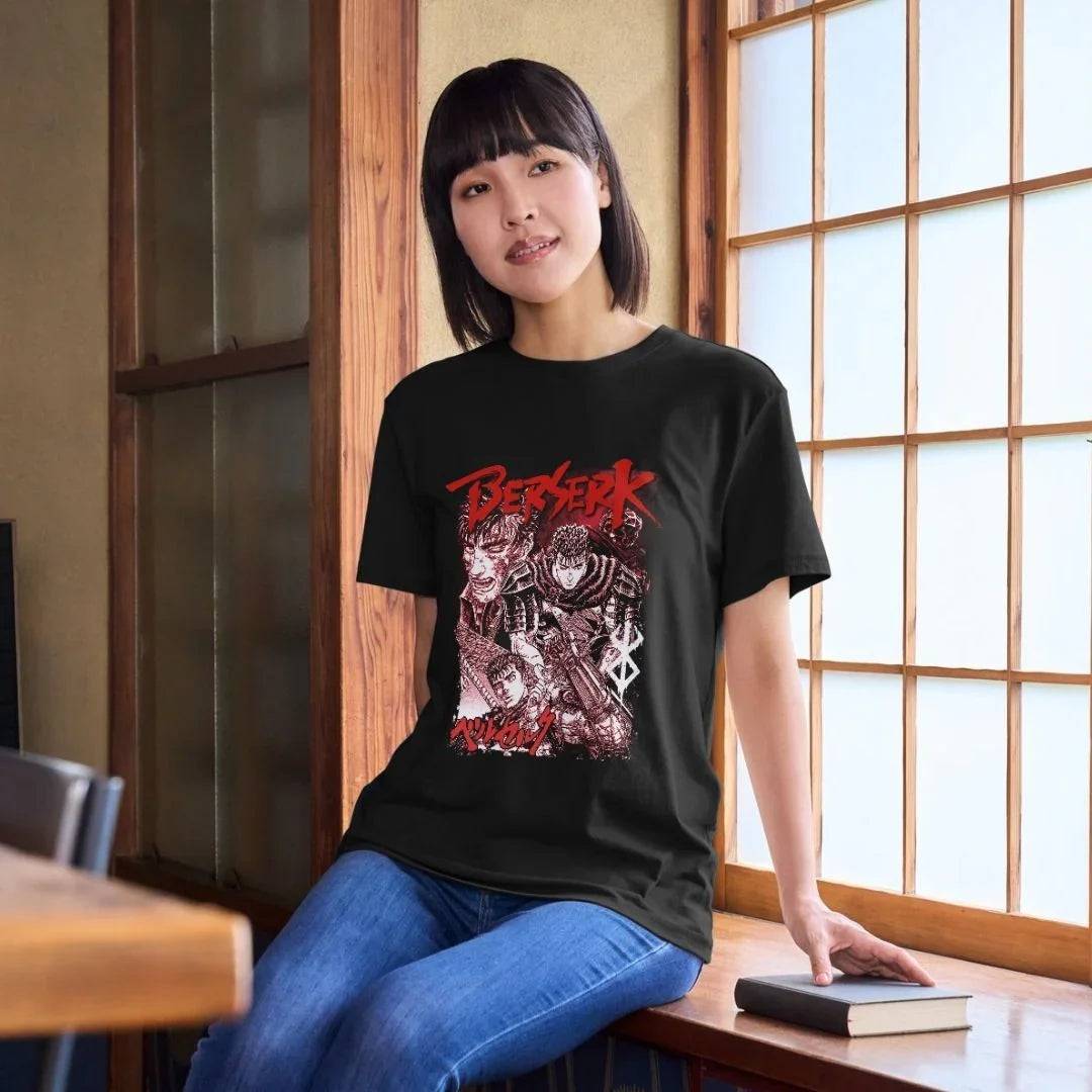 T-shirt Berserk – Esprit du Guerrier Noir - Geek Store