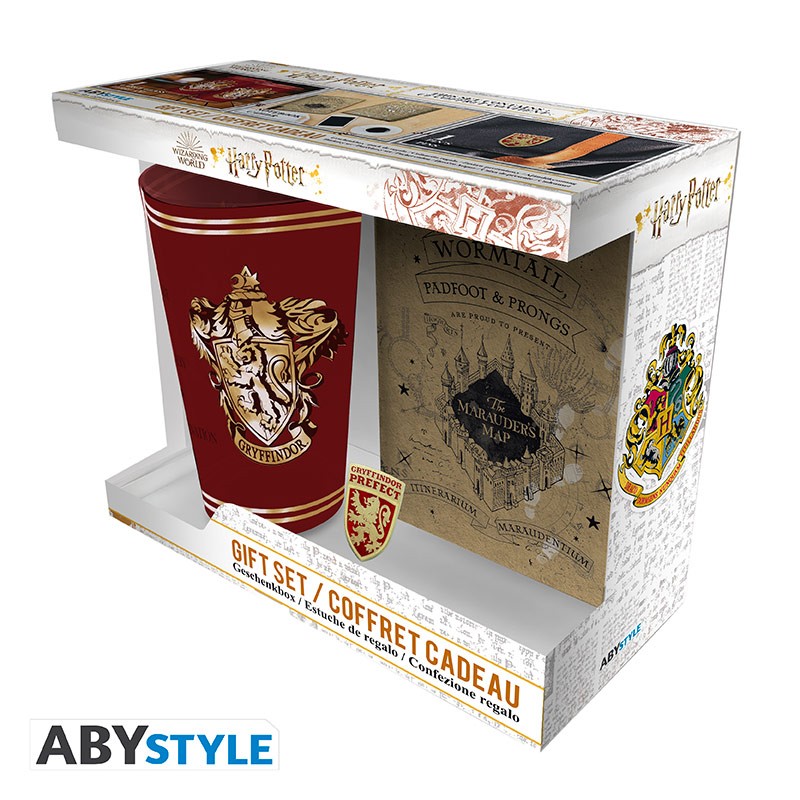 Pck Verre XX, Pin's, Carnet Gryffondor Harry Potter Gryffindor