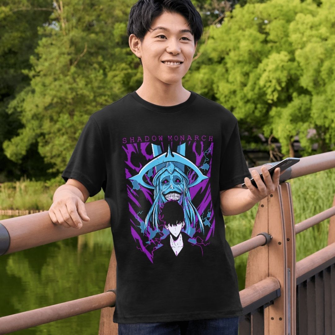 Tshirt Solo Leveling – Shadow Monarch