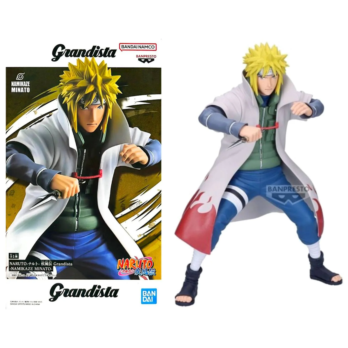 Figurine Naruto Minato Namikaze Grandista - La fierté des fans