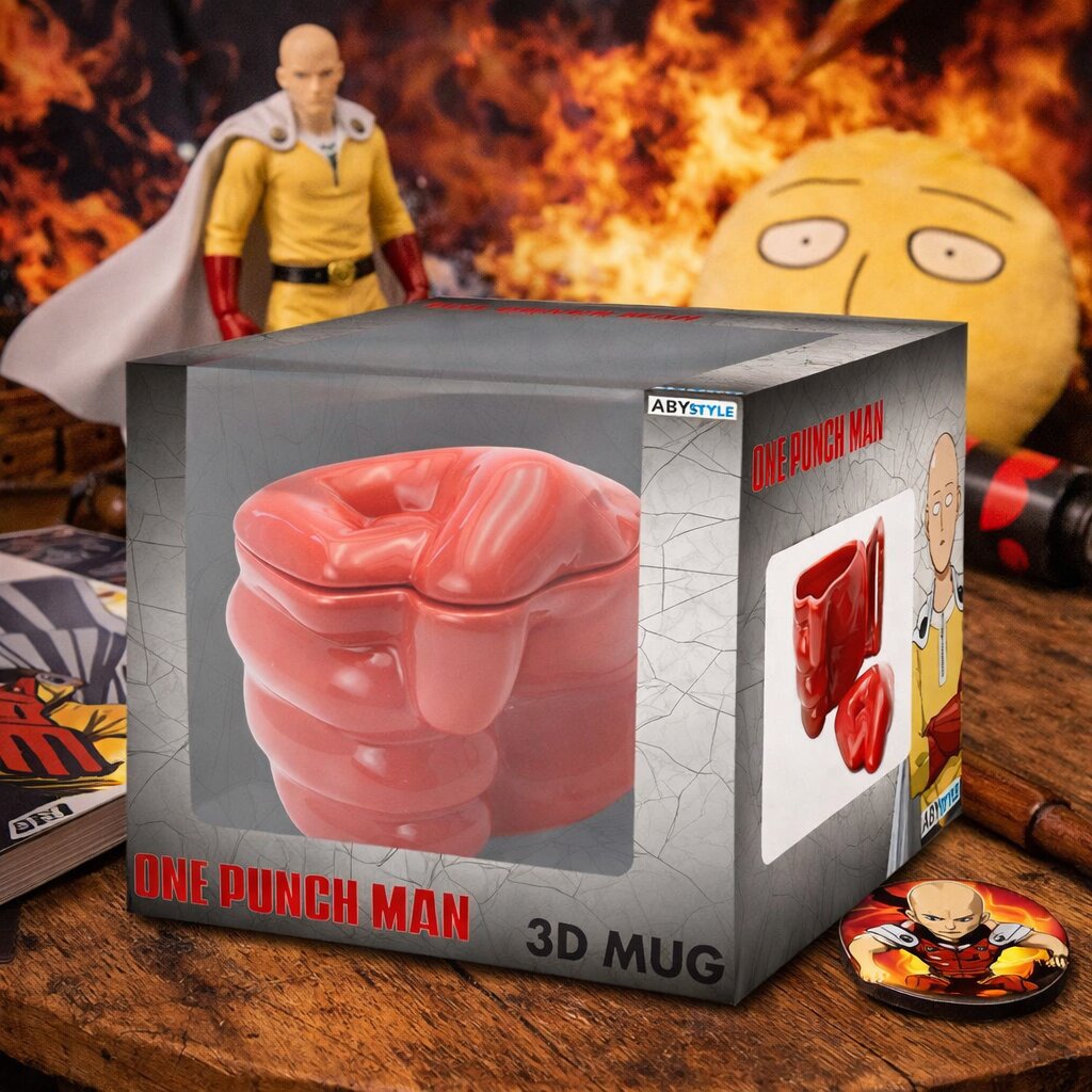 Mug 3D One Punch Man Poing Saitama - Geek Store