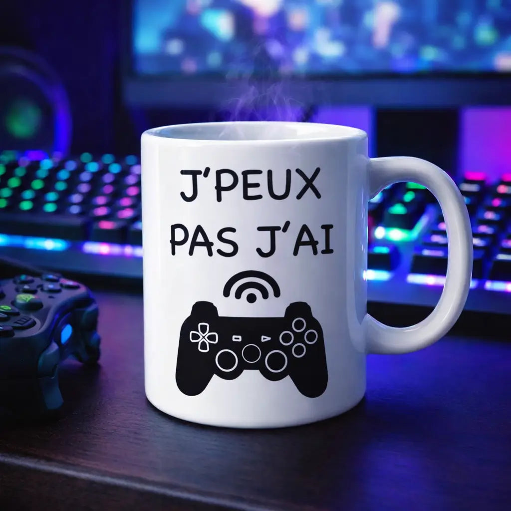 Mug Je peux pas j'ai Play