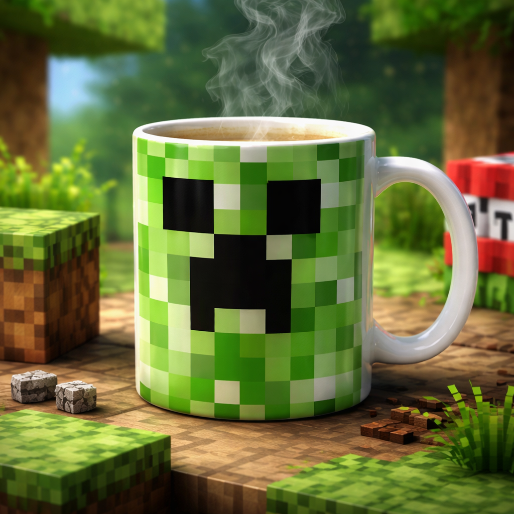 Mug Minecraft Creeper - Geek Store