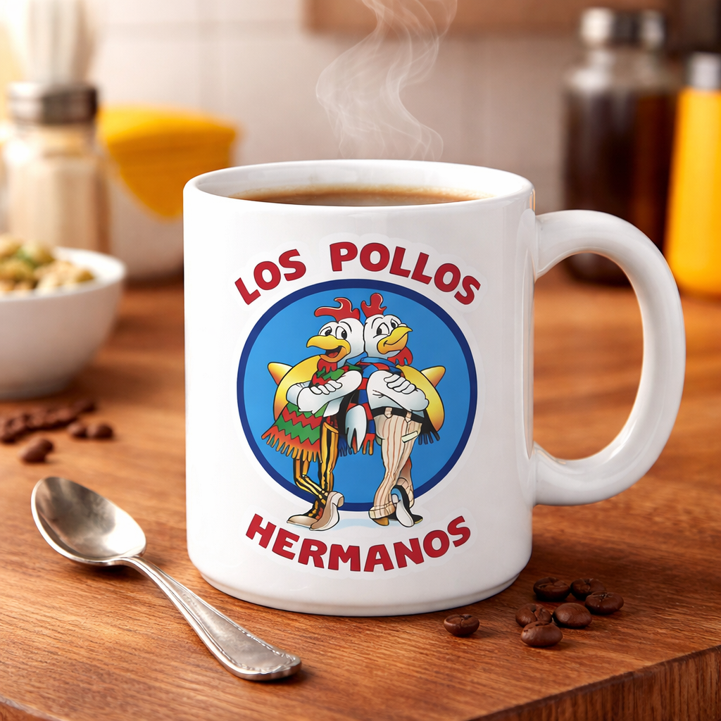 Mug Breaking Bad Los Pollos Hermanos - Geek Store