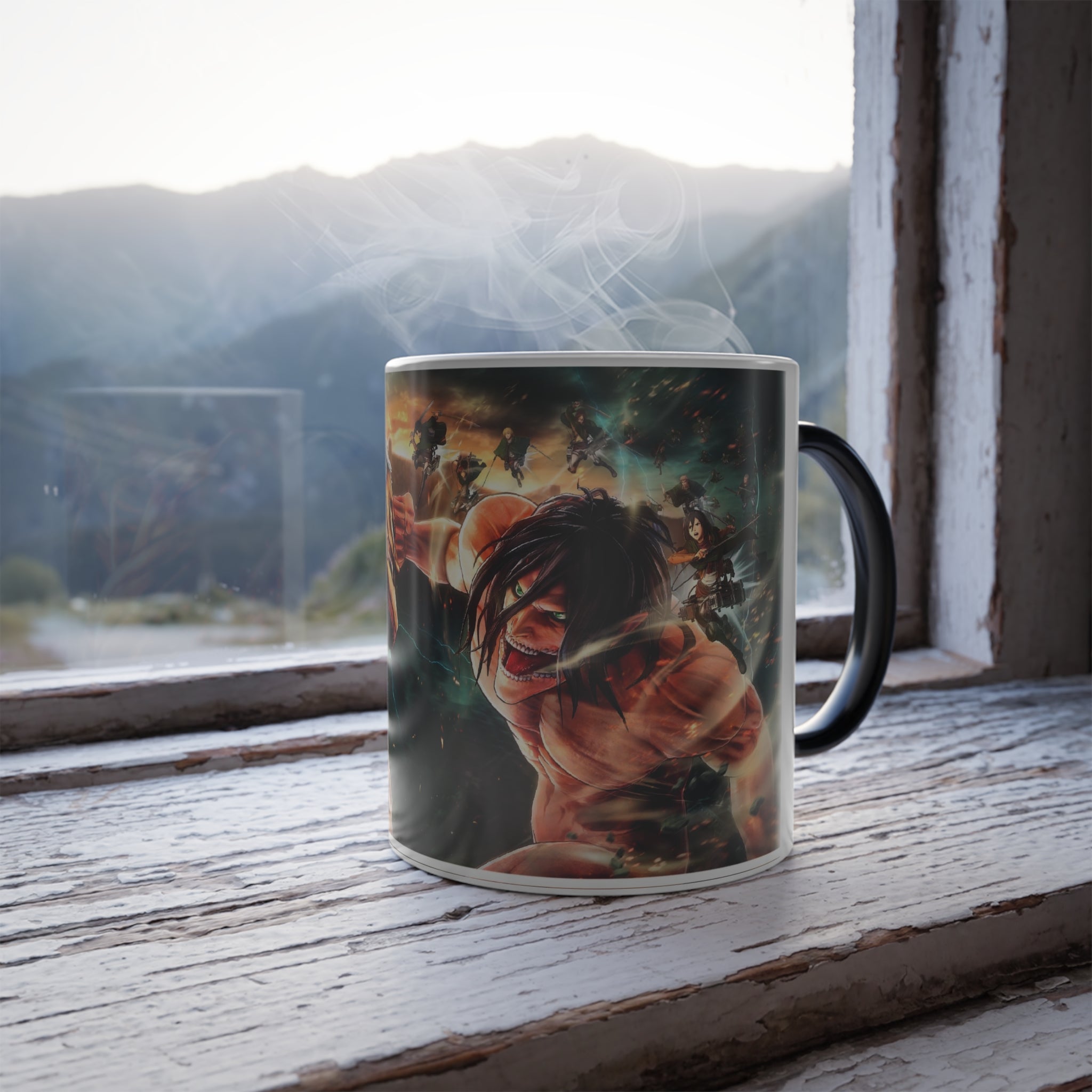 Mug Heat change l'attaque des titans