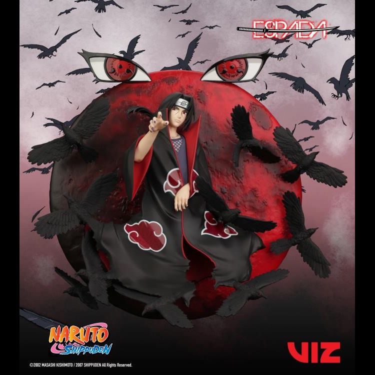 Statuette de mur 25cm NARUTO SHIPPUDEN Itachi Uchiha - - Geek Store