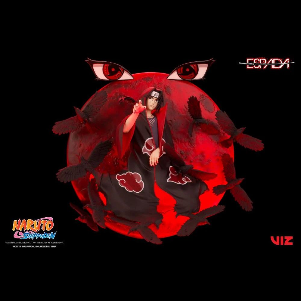 Statuette de mur 25cm NARUTO SHIPPUDEN Itachi Uchiha - - Geek Store