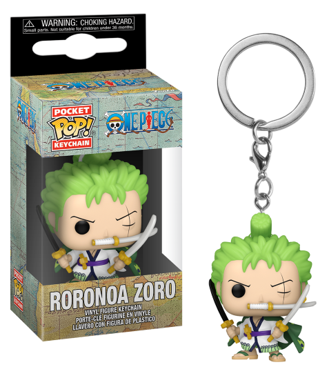 Porte-clés Funko Pocket Pop! One Piece – Roronoa Zoro