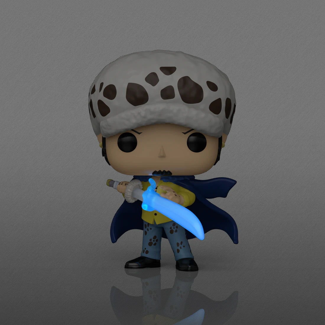 Figurine POP One Piece Law avec Blue Anesthesia Glow in the Dark