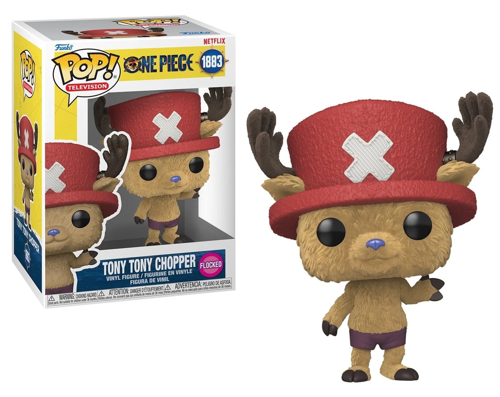 Figurine POP Netflix One Piece Chopper Flocked